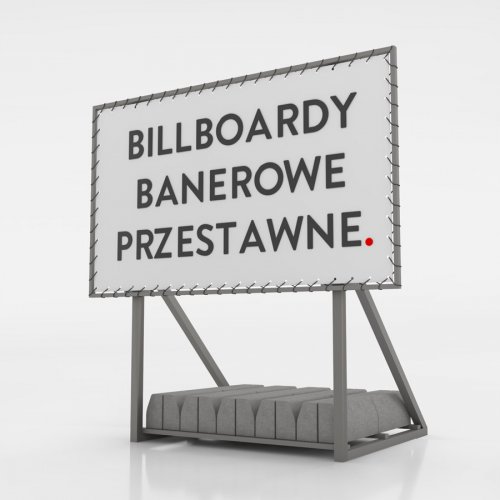 Billboard banerowy przestawny (wszystkie rozmiary)