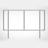 Low freestanding banner structure – all sizes – Klemp.pl